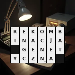 Rozwiązanie krzyżówki: proces wymiany materiału genetycznego w wyniku którego powstają nowe genotypy - rekombinacja genetyczna | hasła, synonimy i podpowiedzi Hasło krzyżówkowe proces wymiany materiału genetycznego w wyniku którego powstają nowe genotypy - rekombinacja genetyczna – rozwiązanie, synonimy, podpowiedzi i definicje krzyżówkowe